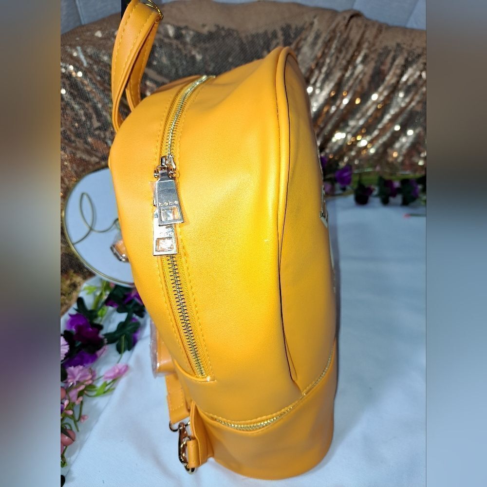 NWT BEBE KAYLA BACKPACK - APRICOT View 5